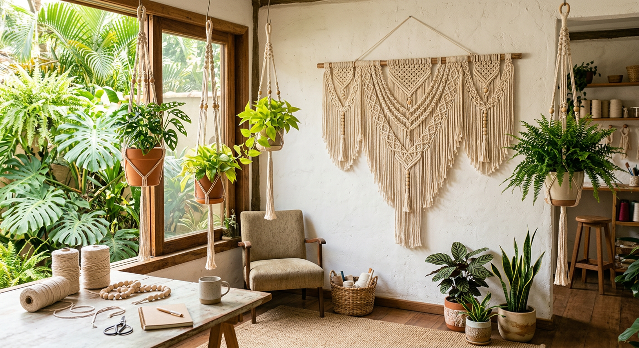 A Arte do Macramê: O Nó que Conecta Coração e Decoração